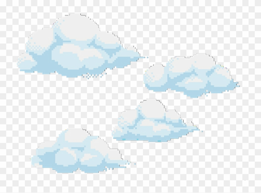 Cloud Overlay Png - Cloud Pixel Art Png Clipart