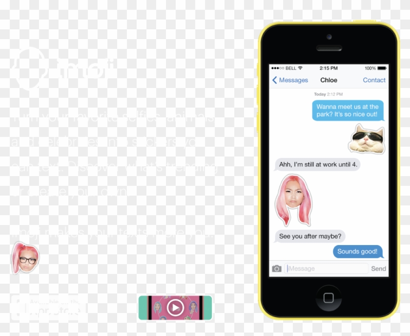 Create Emojis From Your Camera Roll - Texting Emoji On Phone Clipart