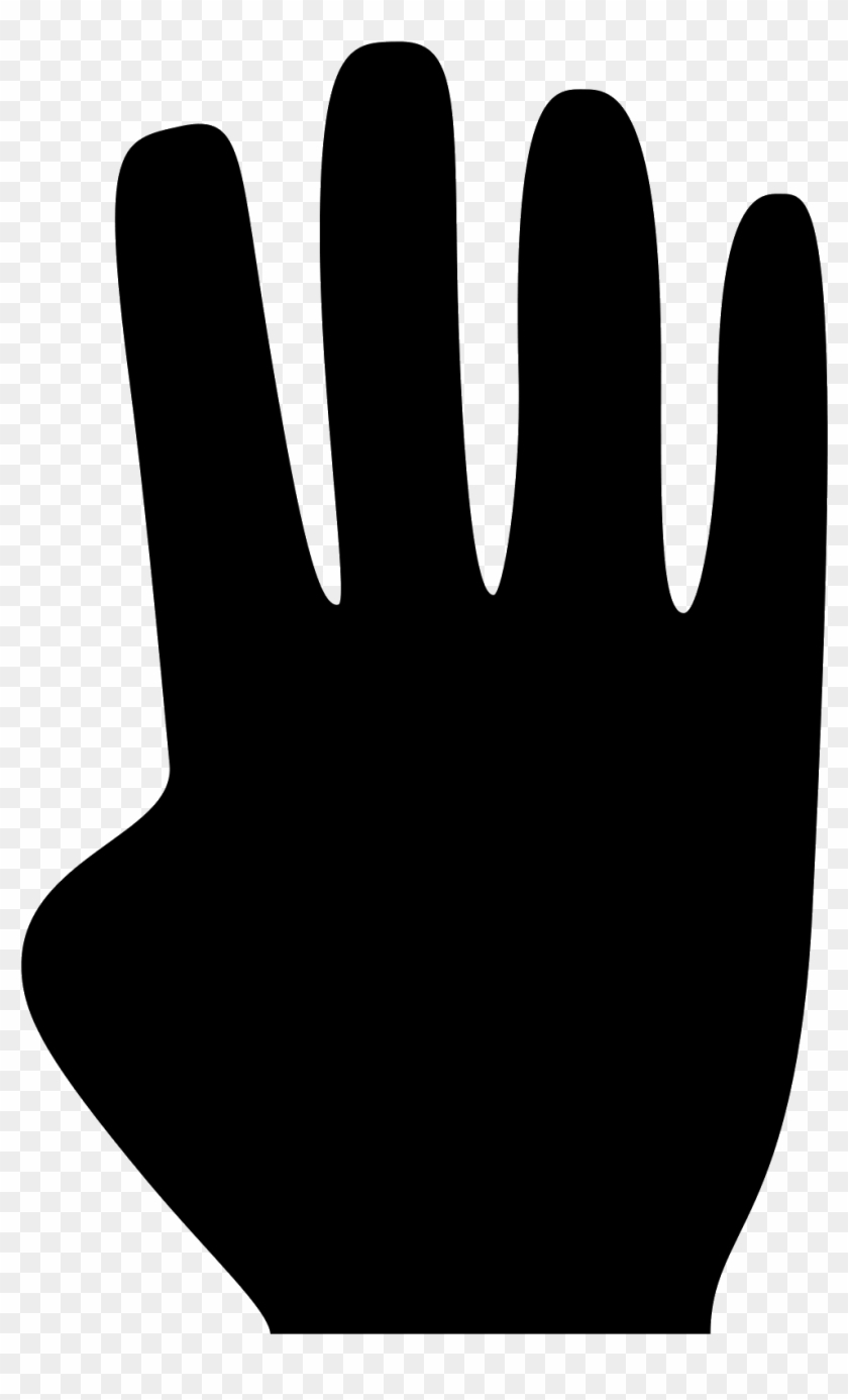 Four Fingers Icon - Four Finger Icon Clipart