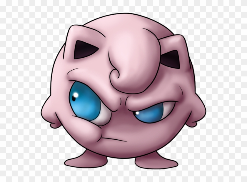 Angry Jigglypuff Transparent Clipart Free Download - Cartoon - Png Download