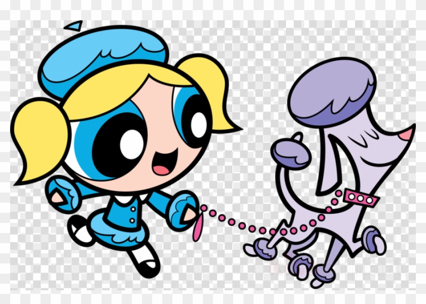 Powerpuff Girls Bubbles Clipart Poodle Blossom, Bubbles, - Powerpuff Girls Bubbles And Dogs - Png Download