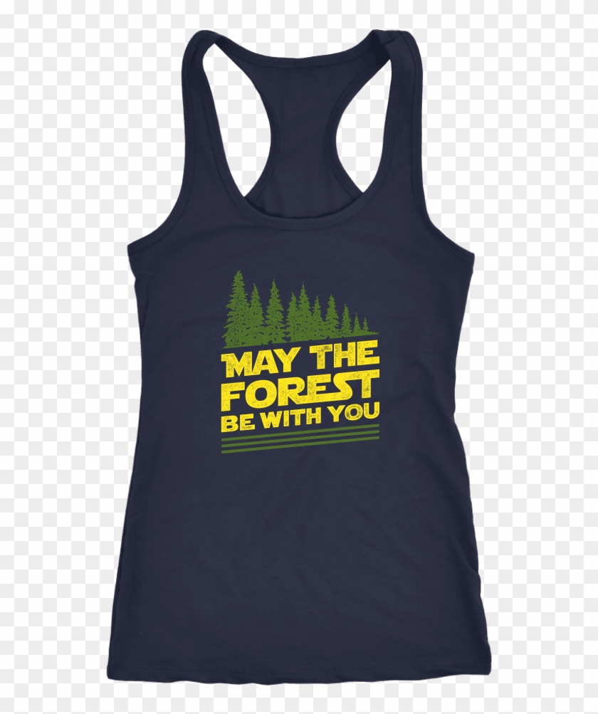 Color Splash May The Forest Be With You Tank - Active Tank Clipart