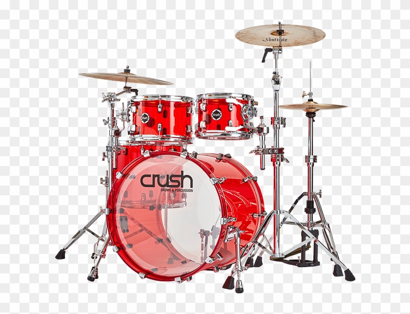 Acrylic Drum Kit - Crush Drums Clipart