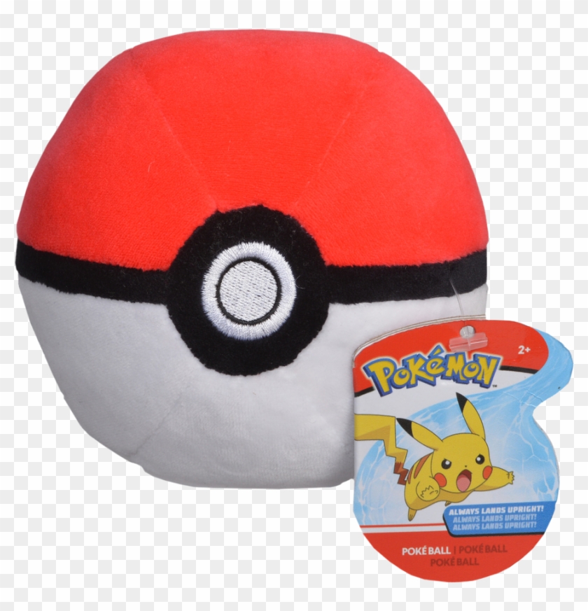 Poke Ball 4” Plush Clipart