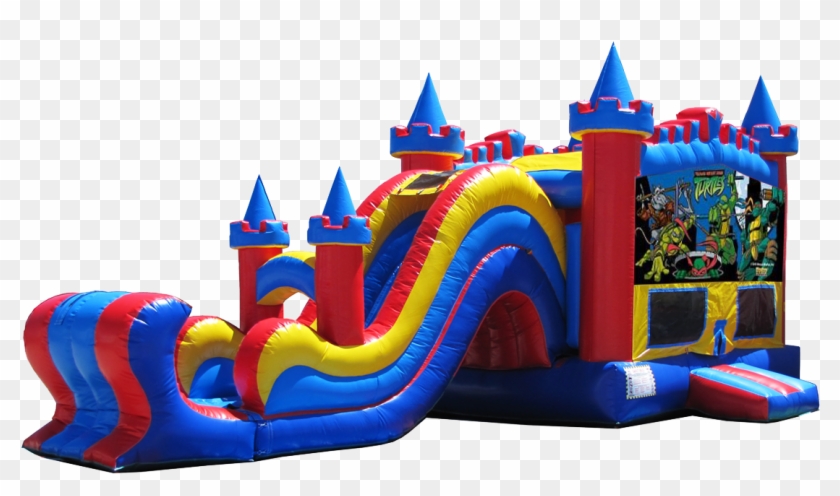 Ninja Turtles Bounce House Rental - Inflatable Castle Clipart