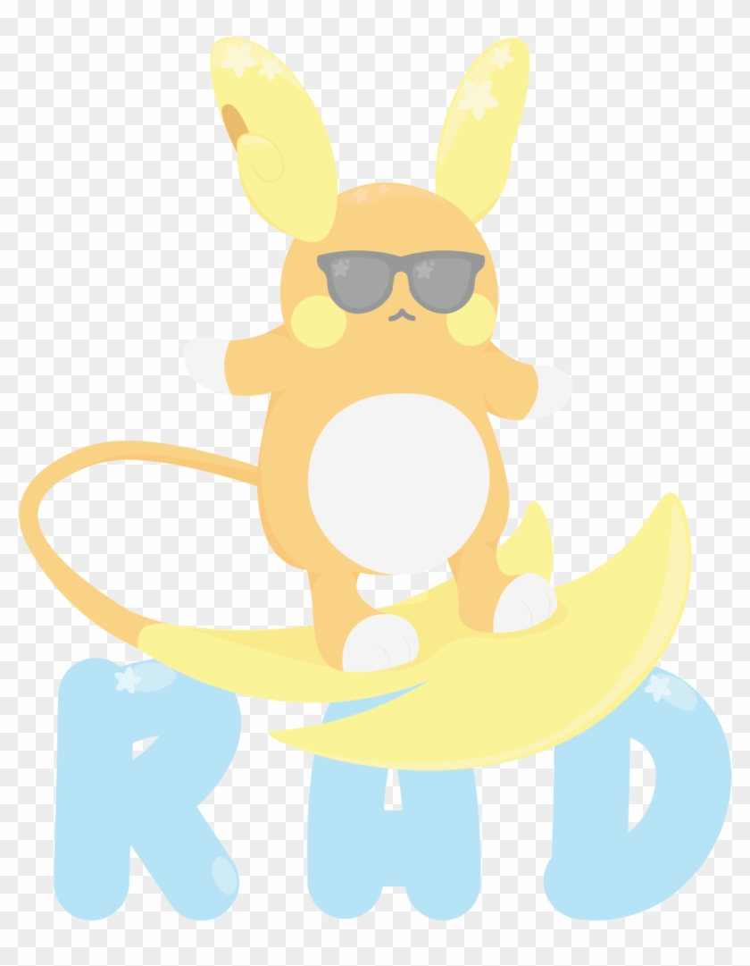 Alolan Raichu - Cartoon Clipart