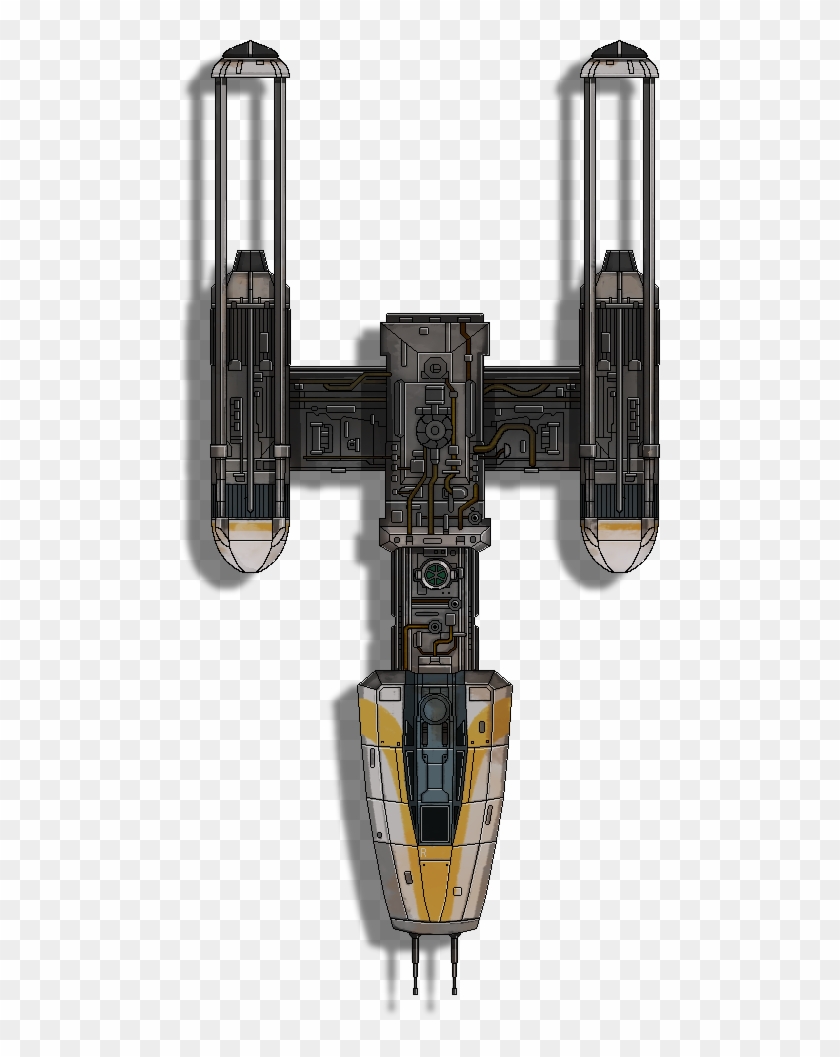 Btl Y Wing Fighter Bomber Star Wars Icons, Star Wars - Battlecruiser Clipart #3213883