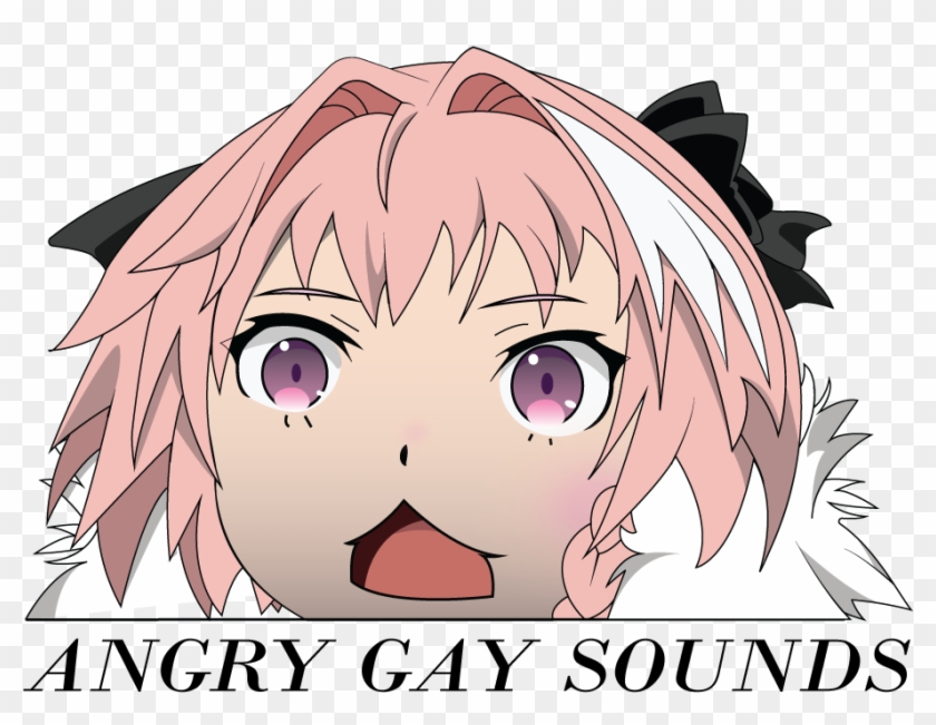 Astolfo Angry Gay Noises , Png Download - Astolfo Angry Gay Sounds Clipart
