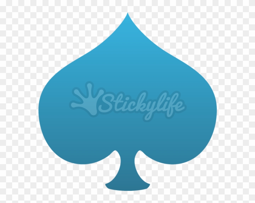 Spade Transparent Background - Blue Spade Logo Clipart