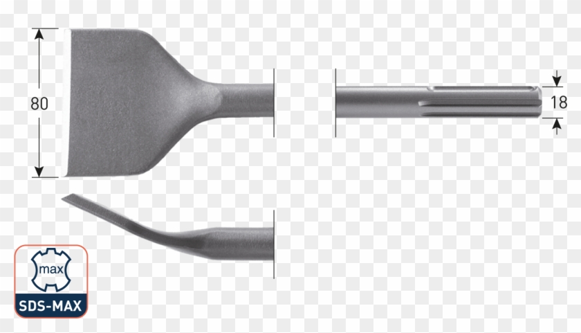 Angled Spade Chisel - Oar Clipart