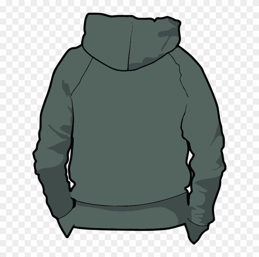 2018 Stoke Out Hoodie Colors Alpine Green - Back Of Maroon Hoodie Clipart #3215164