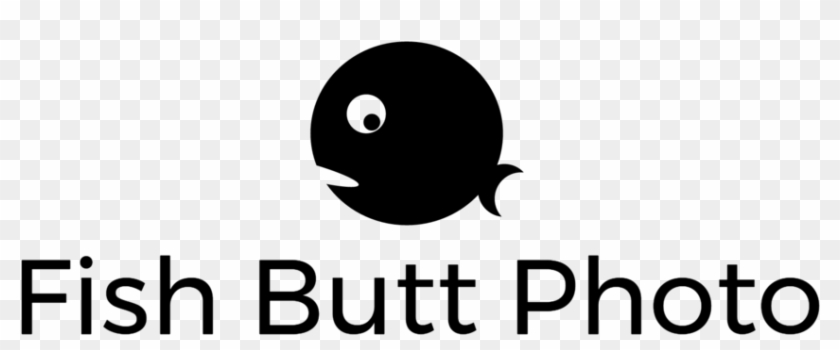 Fish Butt Photo Logo Black Format=1500w Clipart