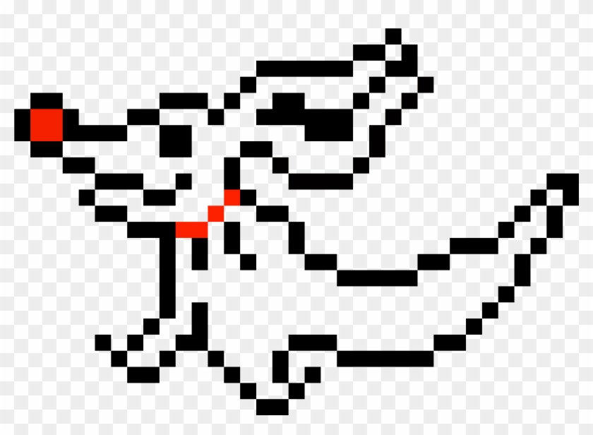 Boo Lol - Pixel Black And White Clipart #3215852