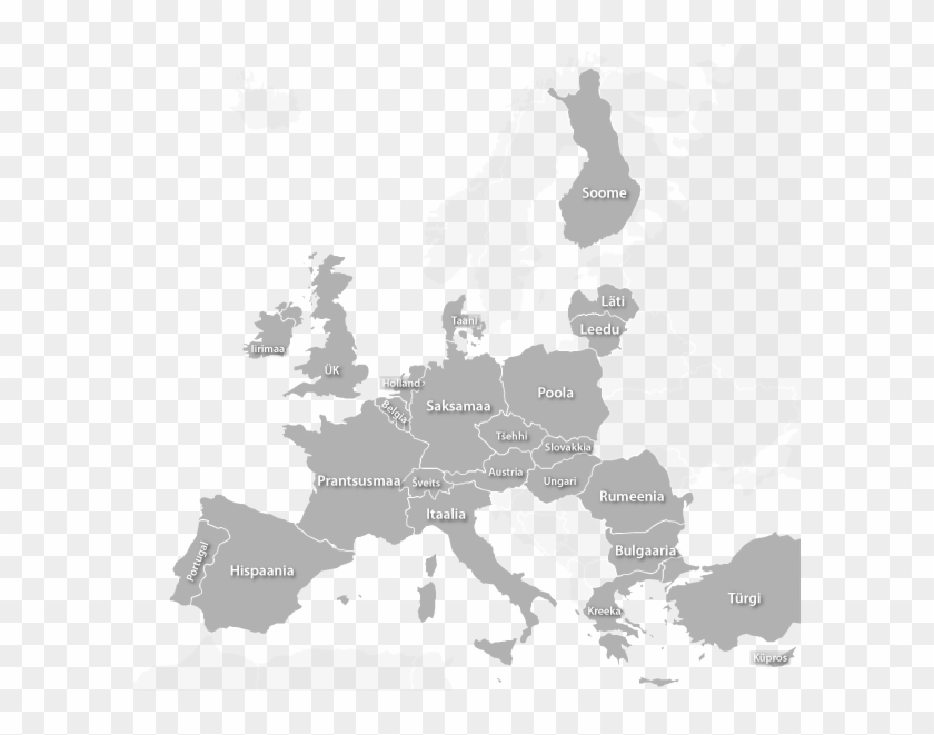 Kaarttest2 - European Union Map Brexit Clipart #3216171