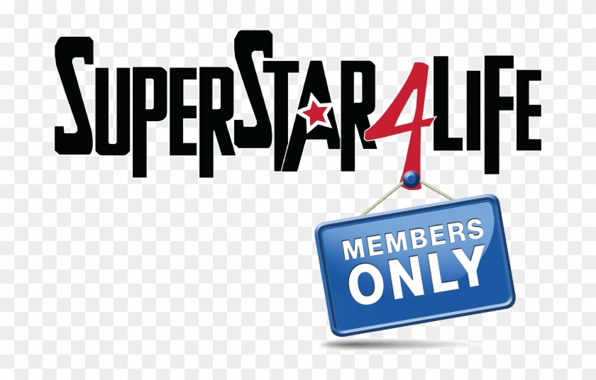Click Here To Become A Superstar 4 Life Member Today - Graphic Design Clipart #3216715