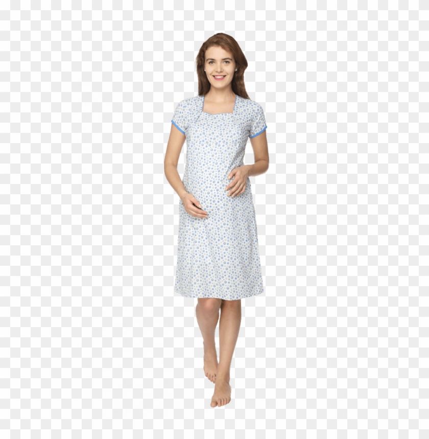 Kurta Blue Butti Printed - Below Knee Sheath Cocktail Dress Clipart #3217225