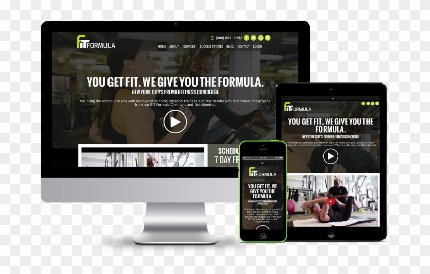 Fit Formula Nyc - Wein Website Design Clipart