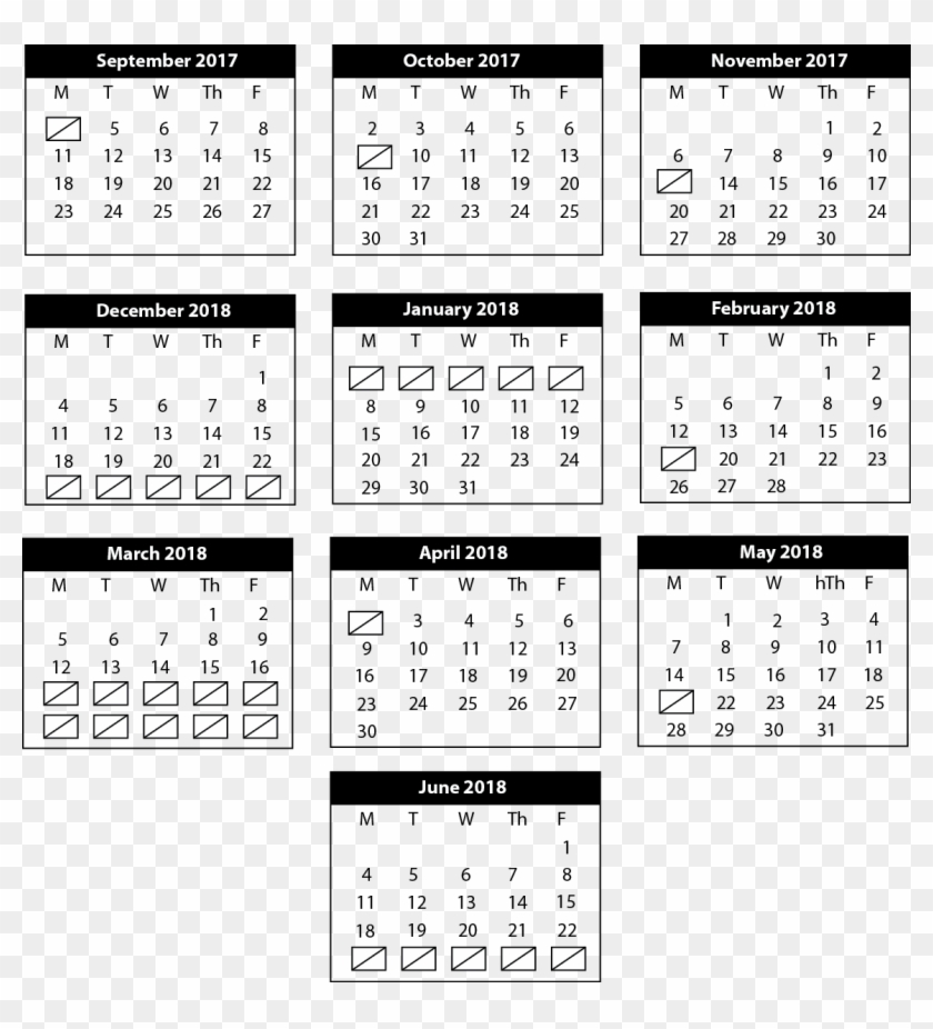 2017-2018 Calendar - November 2018 April 2019 Calendar Clipart