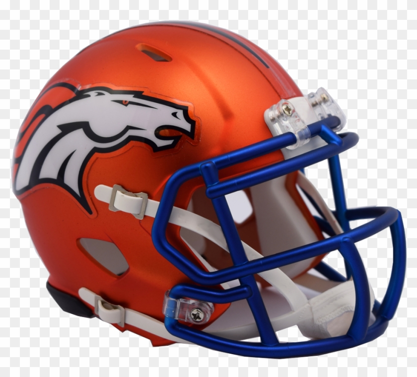 Denver Broncos Helmet Png - New Riddell Nfl Helmets Clipart #3217899