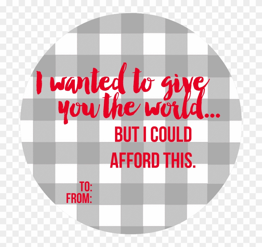 Plaid Tag 2 - Circle Clipart #3218407