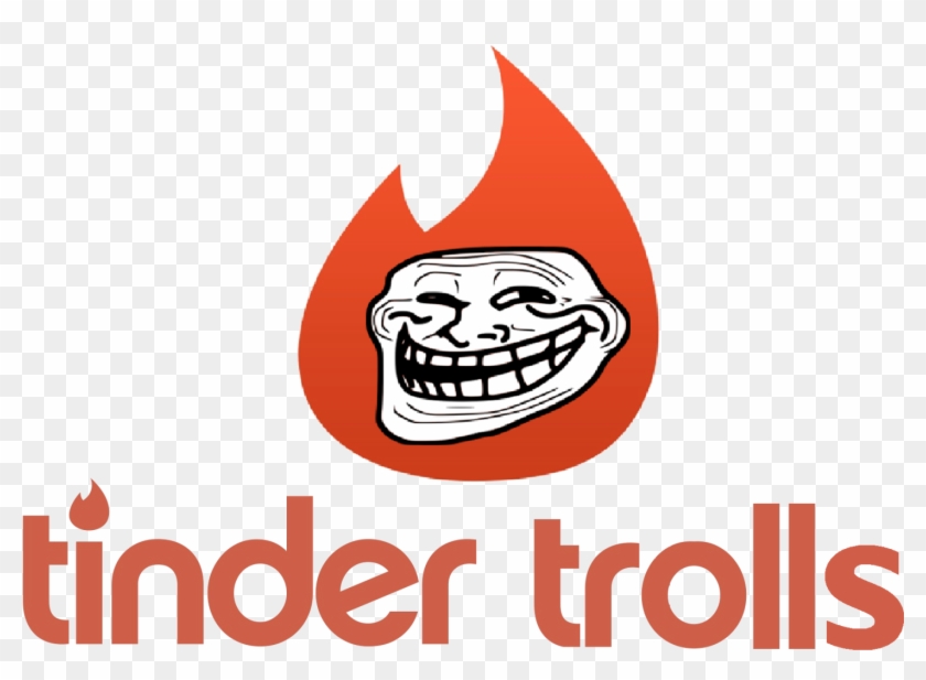 Cropped Tinder Trolls Logo - Tinder For Pc Clipart #3218465