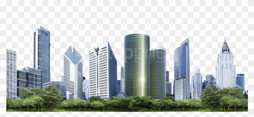 City Skyline Png - Building Png Clipart #3218512
