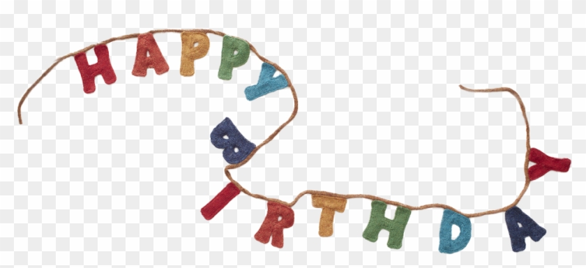 Oeuf Nyc Happy B-day Garland - Calligraphy Clipart #3218765