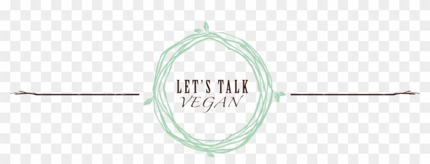 Let's Talk Vegan - Calligraphy Clipart