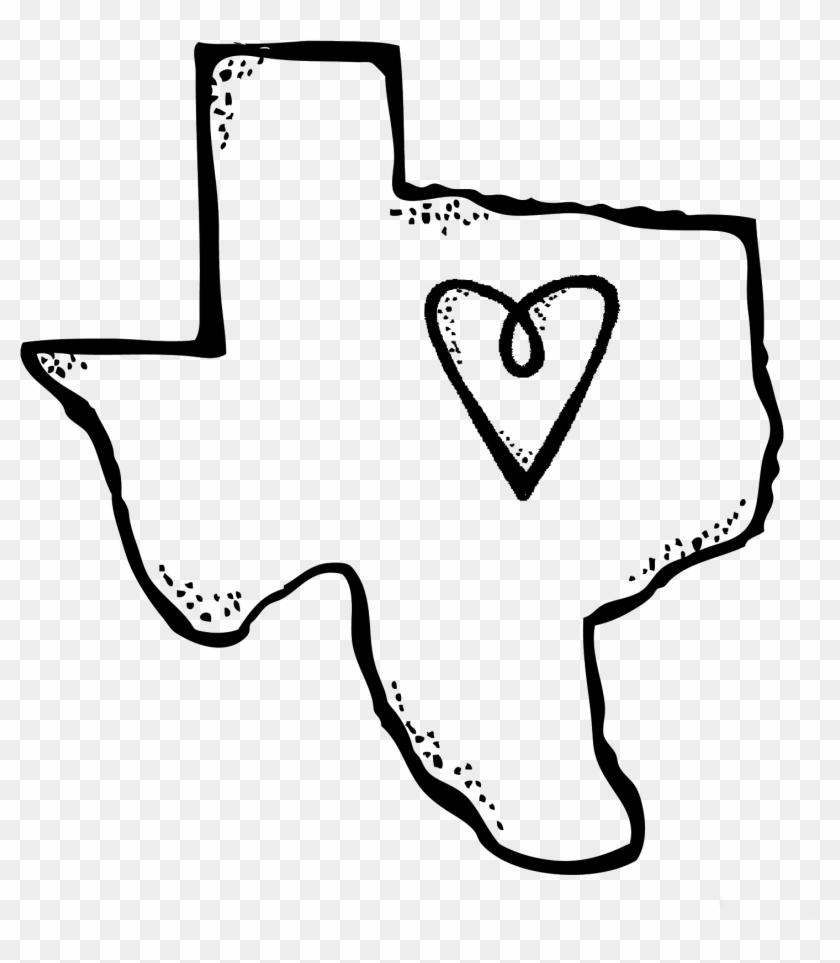 Clipart Wallpaper Blink - Texas Clip Art Black And White - Png Download #3219323