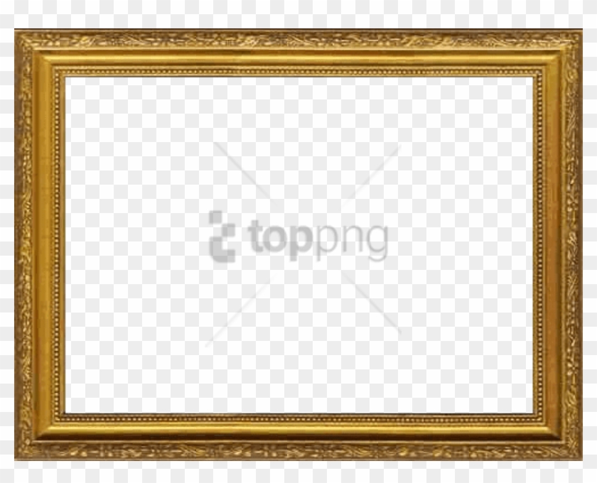Free Png Download Transparent Picture Frames Png Images - Gold Photo Frame Png Hd Clipart #3219324
