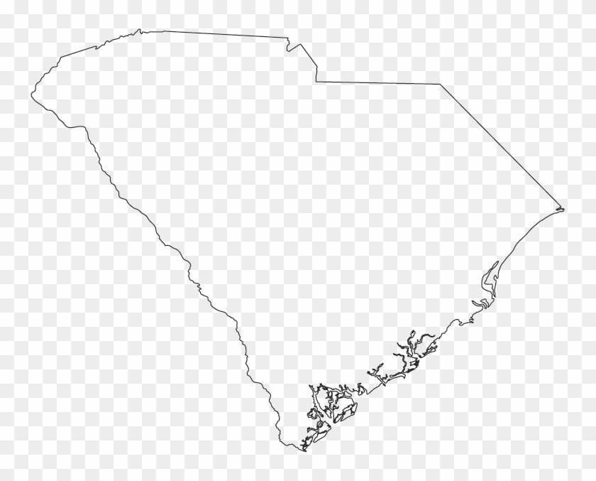 North Carolina State Outline Png Black And White Library - South Carolina Colony Outline Clipart
