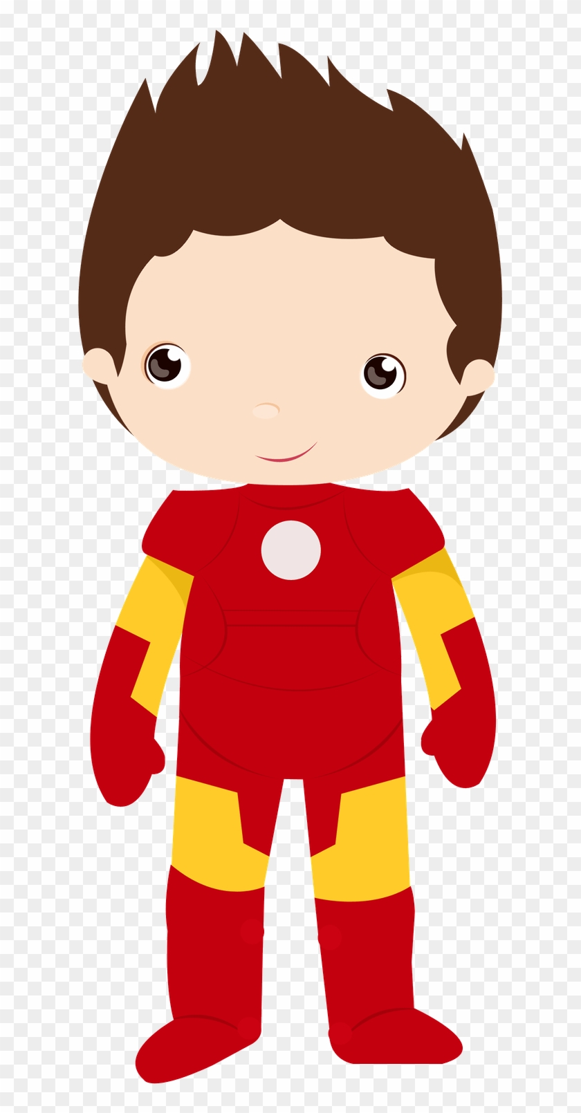 Cute Avengers Clipart - Iron Man Cute Png Transparent Png