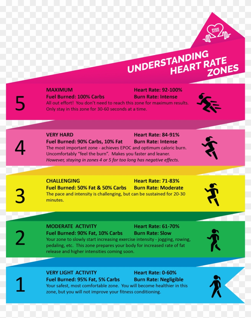 Heart Rate Monitors - Fat Burning Heart Rate Zones Clipart