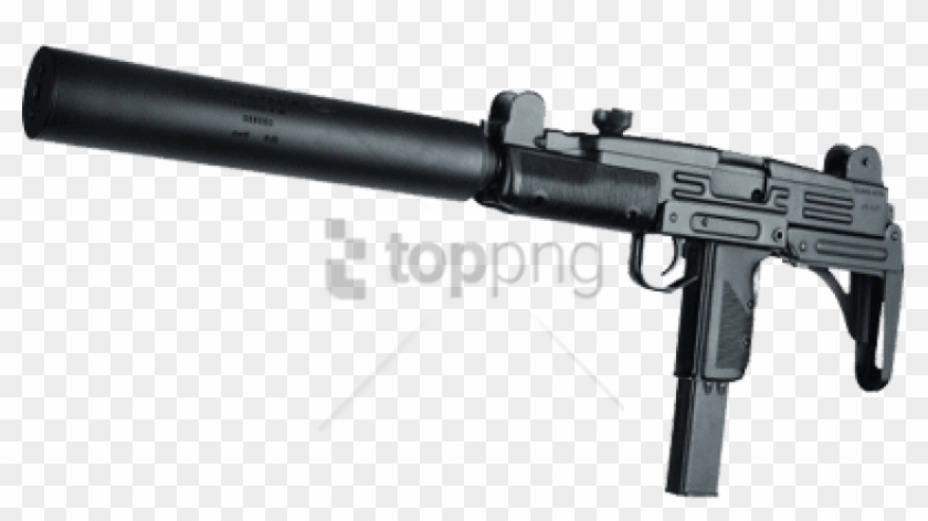 Free Png Узи Png Image With Transparent Background - Узи Автомат С Глушителем Clipart