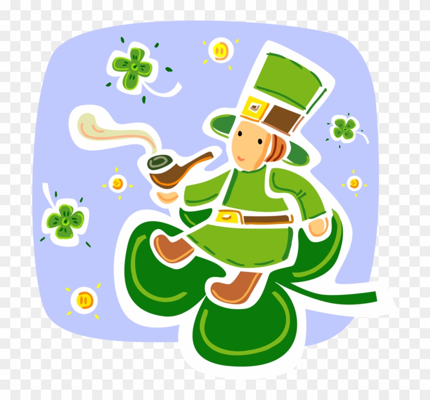 Leprechaun Fairy Png - Shamrock Clipart