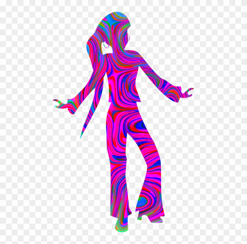 Disco Dancers In Silhouette Royalty Free Cliparts, - Disco Dancing Clipart - Png Download