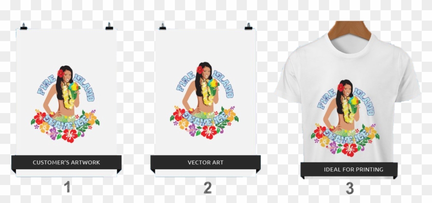 Custom Artwork Conversion Digitizing - Illustration Clipart