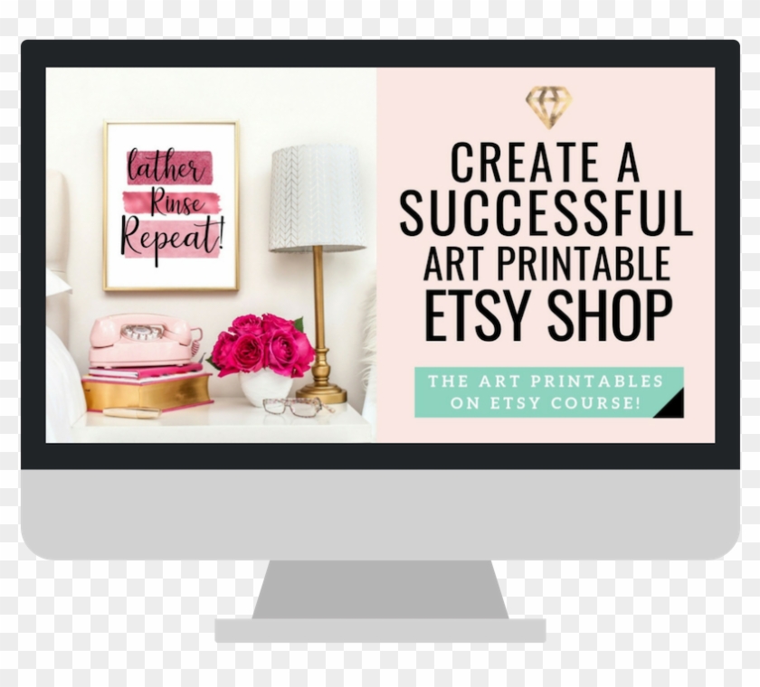 Grab The Art Printables On Etsy Course For 50% Off - Den Clipart