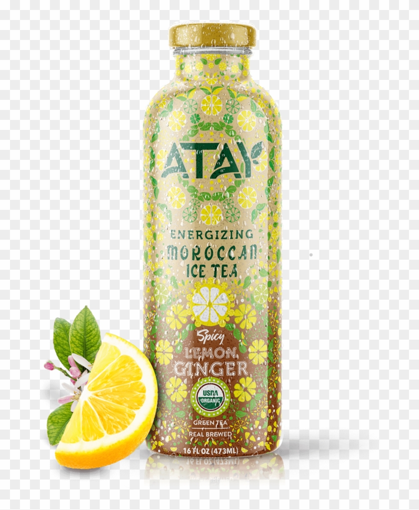 Atay Authentic Moroccan Ice Tea Fresh Mint 16oz 473ml - Maghrebi Mint Tea Clipart #3221500