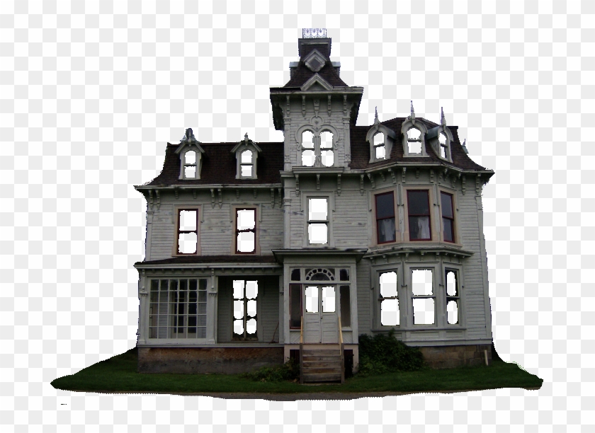 Mansion Png Image - Haunted House No Background Clipart #3222744