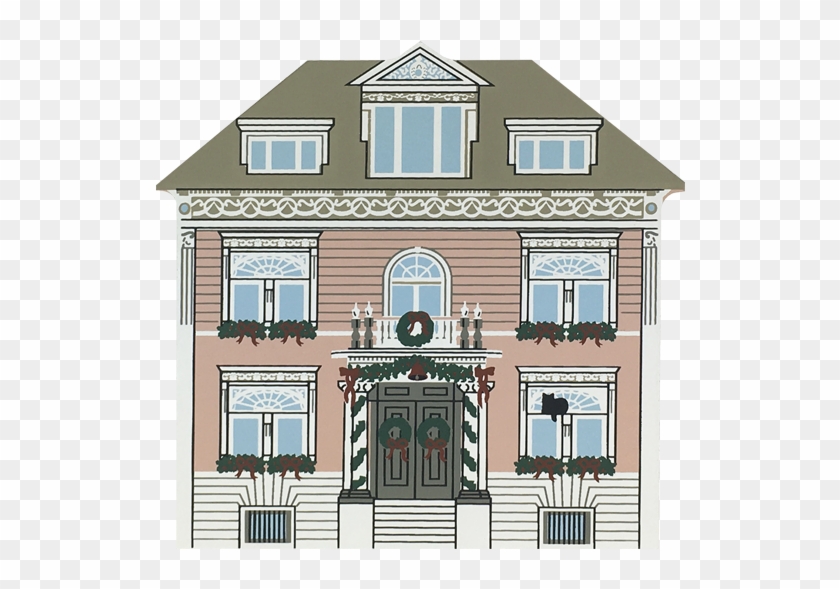 Spreckels Mansion, San Francisco Christmas Series - House Clipart