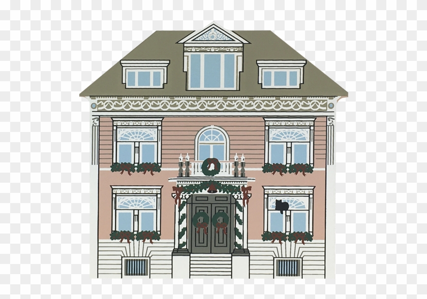 Spreckels Mansion, San Francisco Christmas Series - House Clipart #3222792