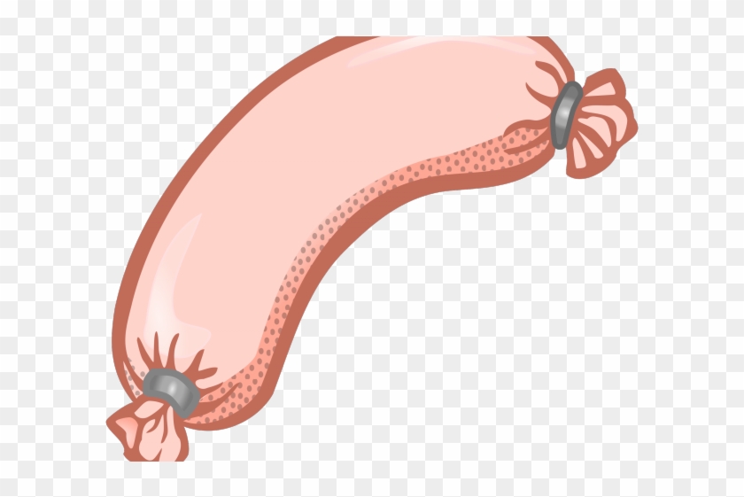 Sausage Clipart Pink - Sausage Clipart Black And White - Png Download #3222794