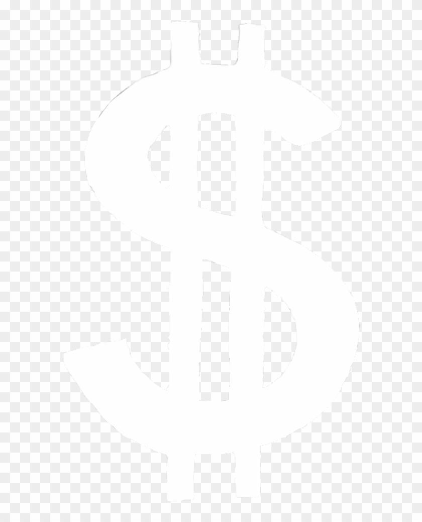 #money #symbol #moneysymbol #dollar #dollarsymbol #white - Money Clipart