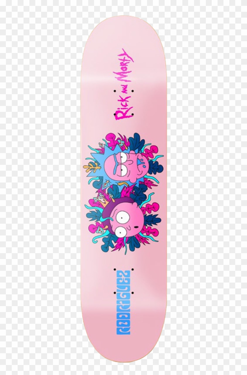 Rick And Morty - Rick And Morty Skateboard Collab Clipart