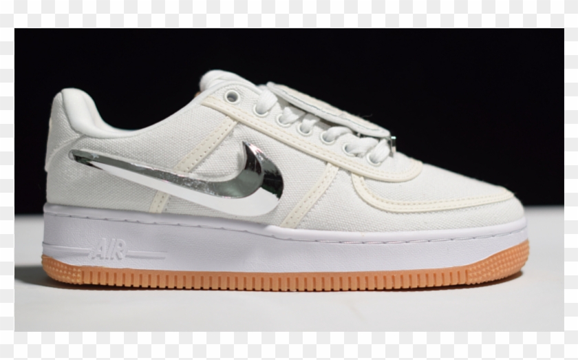 Nike Af1 Air Force 1 Low Travis Scott 3m - Sneakers Clipart #3223566