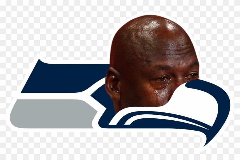Crying Jordan Png Transparent Background - Seattle Seahawks 2017 Logo Clipart