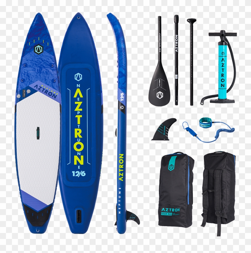 Aztron Neptune 12'6" - Aztron Terra Inflatable Stand Up Paddle Board Sup Touring Clipart