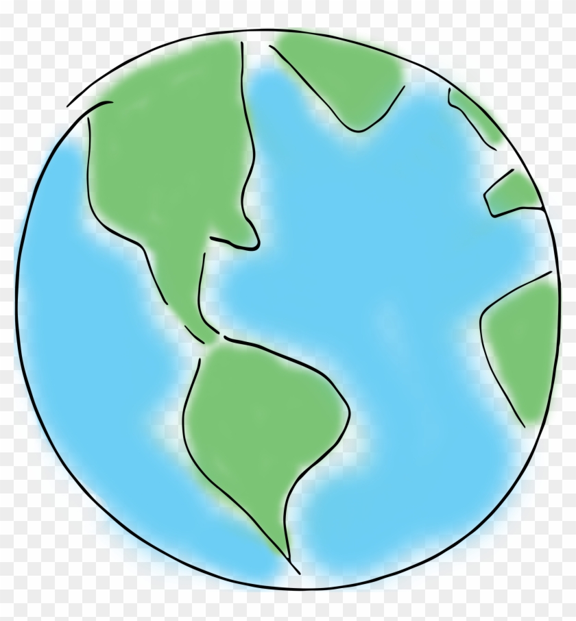 Earth Full - Circle Clipart #3224025