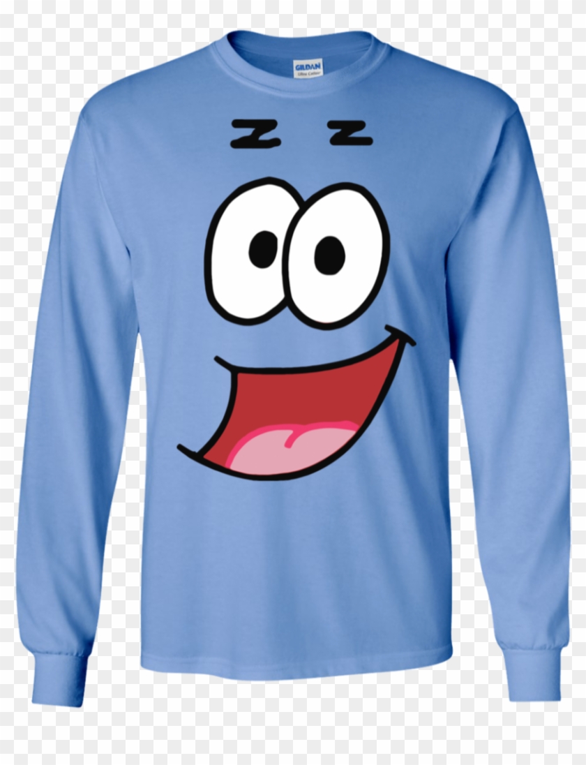 Patrick Star Funny Halloween Custom Long Sleeve Shirt - T-shirt Clipart #3224125